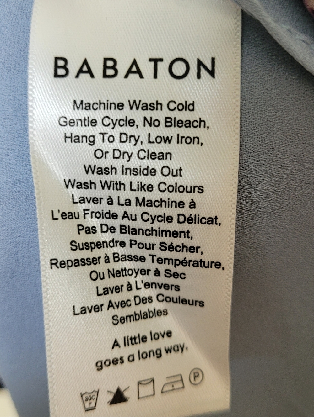 Aritzia Babaton Wallace Dress Floral Wrap Mini Size M - Picture 8 of 10